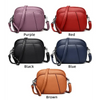 Stylish Soft Leather Women's Cross-body Bags Shoulder Bag Small Casual with Detachable Adjustable Strap Large Capacity by Stevvex