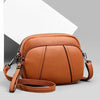 Stylish Soft Leather Women's Cross-body Bags Shoulder Bag Small Casual with Detachable Adjustable Strap Large Capacity by Stevvex