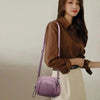 Stylish Soft Leather Women's Cross-body Bags Shoulder Bag Small Casual with Detachable Adjustable Strap Large Capacity by Stevvex