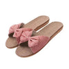 Stylish Women Flax Slippers Casual Summer Flower Elegant Fashion Slippers For Womens by Stevvex