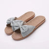 Stylish Women Flax Slippers Casual Summer Flower Elegant Fashion Slippers For Womens by Stevvex