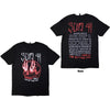 Sum 41 Tour '24 Skull [T-Shirt] by Rock Band Apparel