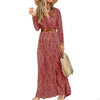 Summer Beach Stylish Womens Dress Long Casual V-Neck Party Comfort Fashion Women Dress by Stevvex