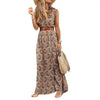Summer Beach Stylish Womens Dress Long Casual V-Neck Party Comfort Fashion Women Dress by Stevvex
