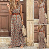 Summer Beach Stylish Womens Dress Long Casual V-Neck Party Comfort Fashion Women Dress by Stevvex