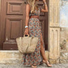 Summer Beach Stylish Womens Dress Long Casual V-Neck Party Comfort Fashion Women Dress by Stevvex