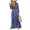 Summer Beach Stylish Womens Dress Long Casual V-Neck Party Comfort Fashion Women Dress by Stevvex