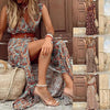 Summer Beach Stylish Womens Dress Long Casual V-Neck Party Comfort Fashion Women Dress by Stevvex
