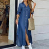 Summer Beach Stylish Womens Dress Long Casual V-Neck Party Comfort Fashion Women Dress by Stevvex