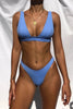 Summer Bikini Stylish Swimwear Women Halter Push Up Bikini Women's Neck Triangle Bikini Set Leopard Print Two Piece Swimsuits Set Swimsuit Female Lemon Print Bandage Bathing Suit by Stevvex