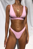 Summer Bikini Stylish Swimwear Women Halter Push Up Bikini Women's Neck Triangle Bikini Set Leopard Print Two Piece Swimsuits Set Swimsuit Female Lemon Print Bandage Bathing Suit by Stevvex