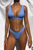 Summer Bikini Stylish Swimwear Women Halter Push Up Bikini Women's Neck Triangle Bikini Set Leopard Print Two Piece Swimsuits Set Swimsuit Female Lemon Print Bandage Bathing Suit by Stevvex