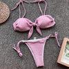 Summer Cute Vintage Women's Swimsuit Bikini Split Swimwear Women's Swimwear Women's 2-piece Beachwear Loose Bikini Fashion Retro Bikini Fashion Beachwear Summer Spa Beach Surf Sport by Stevvex