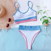 Summer Cute Vintage Women's Swimsuit Bikini Split Swimwear Women's Swimwear Women's 2-piece Beachwear Loose Bikini Fashion Retro Bikini Fashion Beachwear Summer Spa Beach Surf Sport by Stevvex