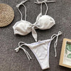Summer Cute Vintage Women's Swimsuit Bikini Split Swimwear Women's Swimwear Women's 2-piece Beachwear Loose Bikini Fashion Retro Bikini Fashion Beachwear Summer Spa Beach Surf Sport by Stevvex
