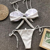 Summer Cute Vintage Women's Swimsuit Bikini Split Swimwear Women's Swimwear Women's 2-piece Beachwear Loose Bikini Fashion Retro Bikini Fashion Beachwear Summer Spa Beach Surf Sport by Stevvex