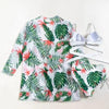 Summer Floral Print Bikini Swimsuit Women 3 Piece High-Waist Bikini Set Swimwear Female Push-Up Bathing Suit Tropical High Waist Wrap Swimsuit With Beach Cover Ups Soft And Breathable Summer Bikini by Stevvex