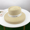 Summer Hat New Female Sun Hat Folding Beach Hat New Women's Ladies Wide Large Brim Floppy Folding Summer Beach Sun Hat Straw Cap Big Brim Elegant White Travel Sun Hat 55-58CM by Stevvex