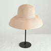 Summer Hat New Female Sun Hat Folding Beach Hat New Women's Ladies Wide Large Brim Floppy Folding Summer Beach Sun Hat Straw Cap Big Brim Elegant White Travel Sun Hat 55-58CM by Stevvex