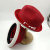 Summer Hat New Female Sun Hat Folding Beach Hat New Women's Ladies Wide Large Brim Floppy Folding Summer Beach Sun Hat Straw Cap Big Brim Elegant White Travel Sun Hat 55-58CM by Stevvex