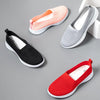 Summer Knitting Sock Women's Sneakers Slip On Shoes Lightweight Flat Women's Sports Breathable Mesh Platform Fashion Casual Slip On Easy Walking Espadrilles by Stevvex