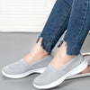 Summer Knitting Sock Women's Sneakers Slip On Shoes Lightweight Flat Women's Sports Breathable Mesh Platform Fashion Casual Slip On Easy Walking Espadrilles by Stevvex