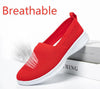 Summer Knitting Sock Women's Sneakers Slip On Shoes Lightweight Flat Women's Sports Breathable Mesh Platform Fashion Casual Slip On Easy Walking Espadrilles by Stevvex