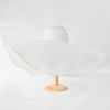 Summer Large Wide Brim Foldable Sun Hats For Women Foldable Sun Hat Wide Brim Summer Straw Floppy Beach Hat Oversized Sun Hat Modern Travel Straw Hat Fashionable Lady UV Protection Beach Hat 54-57cm by Stevvex