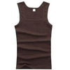 Summer Plus Size Summer Good Men Clothing Tank Tops Elegant Black White Gray Singlets Sleeveless Fitness Men Vest Bodybuilding Vest Summer Men's Vest Gym Casual Vest Sleeveless Vest Clothes by Stevvex