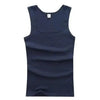 Summer Plus Size Summer Good Men Clothing Tank Tops Elegant Black White Gray Singlets Sleeveless Fitness Men Vest Bodybuilding Vest Summer Men's Vest Gym Casual Vest Sleeveless Vest Clothes by Stevvex