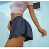 Summer Running Shorts Women 2 In 1 Marathon Quick Dry Shorts Gym Loose Sport Breathable Yoga Shorts by Stevvex