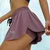Summer Running Shorts Women 2 In 1 Marathon Quick Dry Shorts Gym Loose Sport Breathable Yoga Shorts by Stevvex