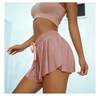 Summer Running Shorts Women 2 In 1 Marathon Quick Dry Shorts Gym Loose Sport Breathable Yoga Shorts by Stevvex