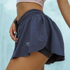 Summer Running Shorts Women 2 In 1 Marathon Quick Dry Shorts Gym Loose Sport Breathable Yoga Shorts by Stevvex