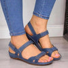 Summer Woman Sandals New College Style Sandals Low Heel Casual Women Shoes Fashion Leather New Shoes Premium Comfy Hook And Loop Closure Sport Sandal Casual Flat Arch Support Outdoor Modern Shoes For Summer by Stevvex