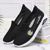 Summer Women Flat Shoes New Espadrilles Flying Knitting Shoes Fashion Flowers Sneakers Lazy Shoes Women Mesh Running Casual Slip On Flats Comfortable Walking Casual Shoes by Stevvex