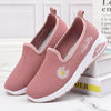 Summer Women Flat Shoes New Espadrilles Flying Knitting Shoes Fashion Flowers Sneakers Lazy Shoes Women Mesh Running Casual Slip On Flats Comfortable Walking Casual Shoes by Stevvex