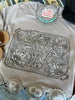 Sunflower Engraved Graphic Tee by Wild Junkie