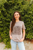 Sunflower Engraved Graphic Tee by Wild Junkie