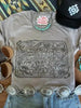 Sunflower Engraved Graphic Tee by Wild Junkie