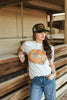Sunset Cowgirl Rider Graphic Tee by Wild Junkie