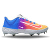 "Sunset Surge" Nike Alpha Huarache Elite 4 Low Cleats by Stadium Custom Kicks