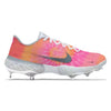 "Sunset Tie-Dye" Nike Alpha Huarache Elite 3 Low Cleats by Stadium Custom Kicks