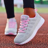 Super Light Sneakers For Women Vulcanize Sport Walking White Sneakers Women Casual Flats Elegant Soft Walking Shoes Breathable Non Slip Comfortable Sneakers by Stevvex