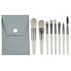 Super Luxury Quality Amazing 8Pcs Mini Travel Portable Soft Makeup Brushes Set Cosmetic Powder Eye Shadow Foundation Blush Blending Beauty Make Up Brush Tool by Stevvex