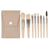 Super Luxury Quality Amazing 8Pcs Mini Travel Portable Soft Makeup Brushes Set Cosmetic Powder Eye Shadow Foundation Blush Blending Beauty Make Up Brush Tool by Stevvex