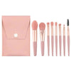 Super Luxury Quality Amazing 8Pcs Mini Travel Portable Soft Makeup Brushes Set Cosmetic Powder Eye Shadow Foundation Blush Blending Beauty Make Up Brush Tool by Stevvex