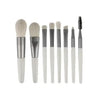 Super Luxury Quality Amazing 8Pcs Mini Travel Portable Soft Makeup Brushes Set Cosmetic Powder Eye Shadow Foundation Blush Blending Beauty Make Up Brush Tool by Stevvex