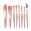 Super Luxury Quality Amazing 8Pcs Mini Travel Portable Soft Makeup Brushes Set Cosmetic Powder Eye Shadow Foundation Blush Blending Beauty Make Up Brush Tool by Stevvex