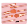 Super Luxury Quality Amazing 8Pcs Mini Travel Portable Soft Makeup Brushes Set Cosmetic Powder Eye Shadow Foundation Blush Blending Beauty Make Up Brush Tool by Stevvex